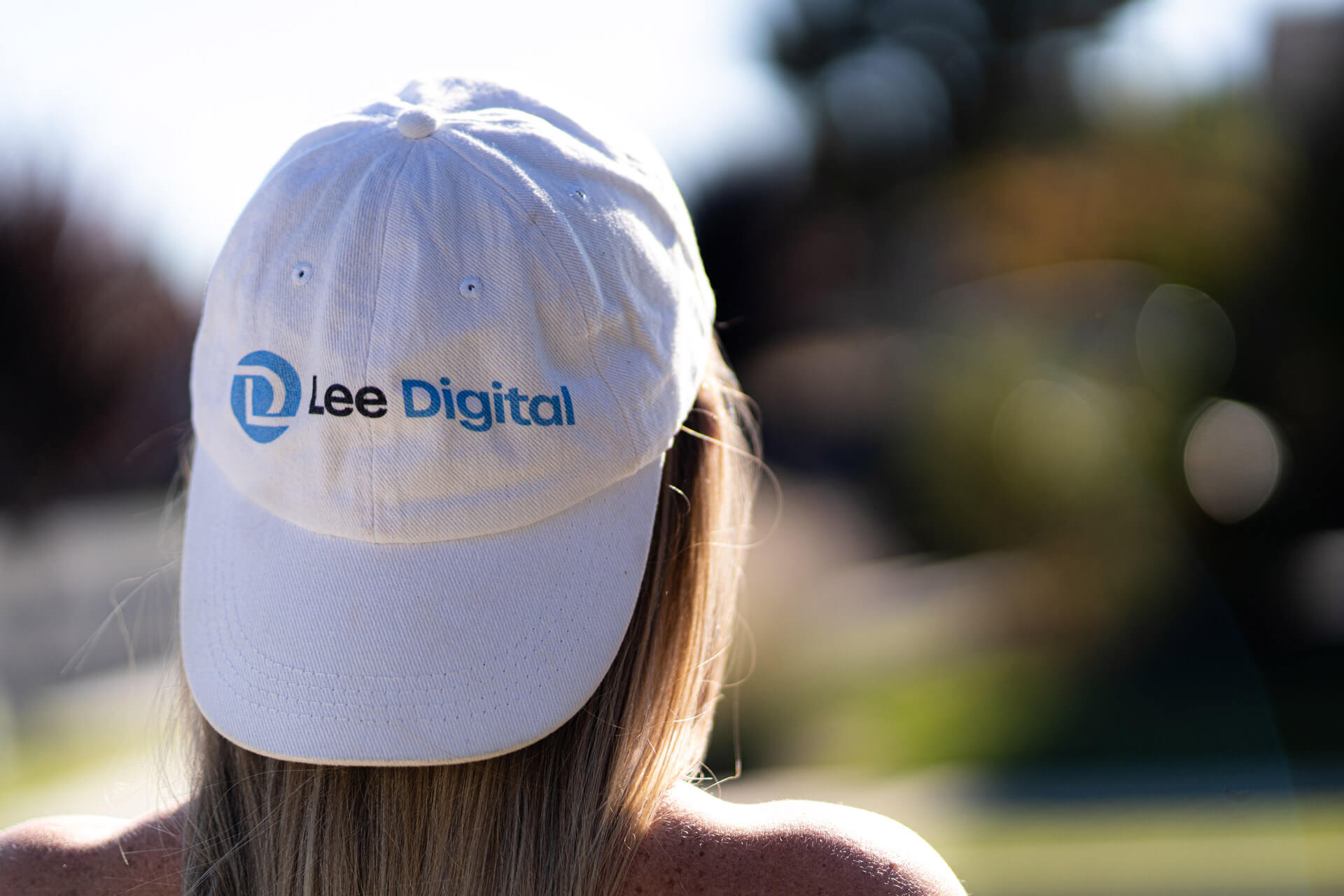 ld-marketing-hat-secondary Lee Digital Marketing Hat With Woman